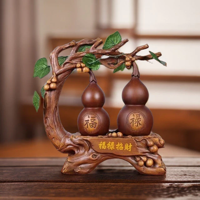 Đồ trang trí bầu nhà vượng vận may, bàn làm việc văn phòng may mắn, tủ rượu, tủ tivi, đồ trang trí cửa ra vào